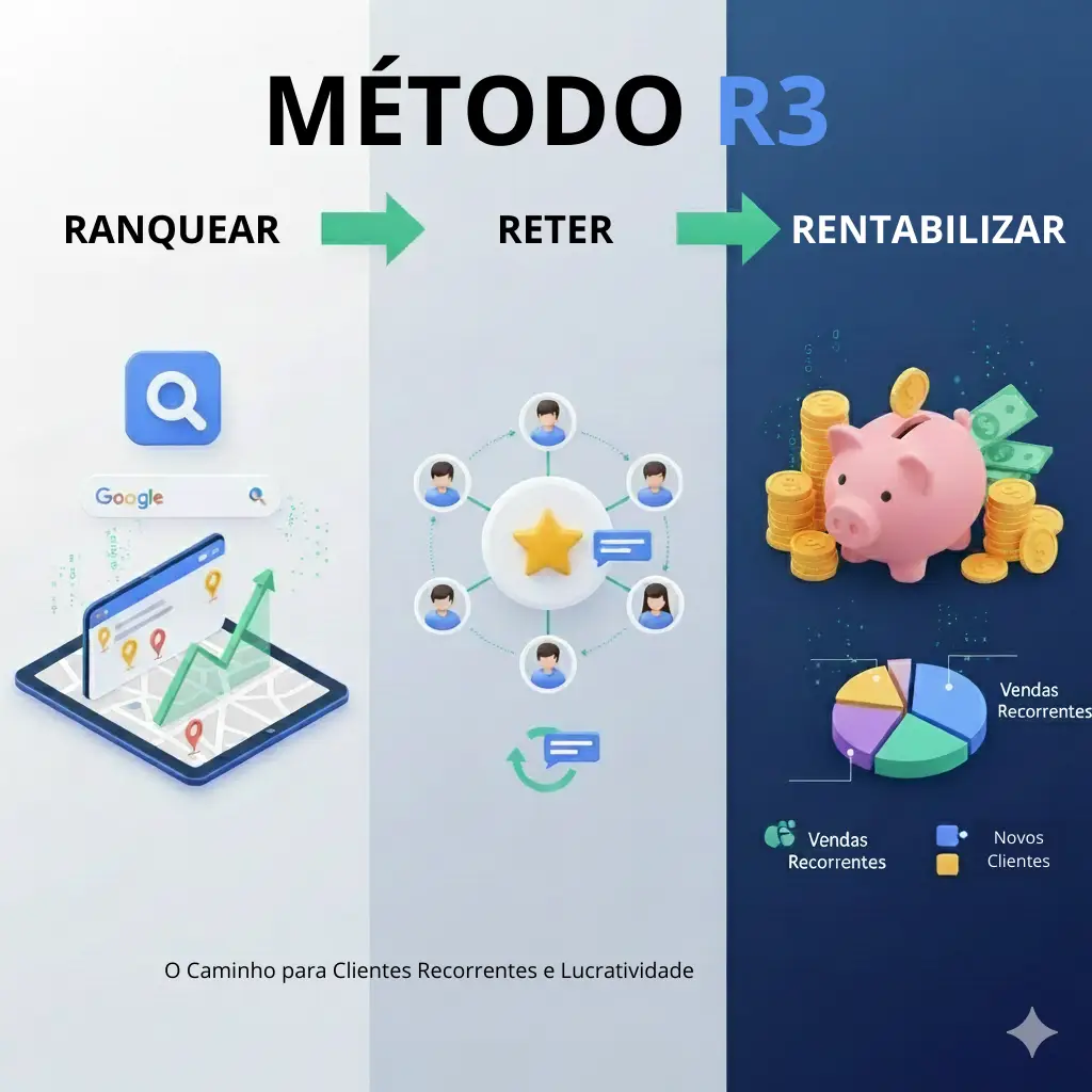 Método R3: clientes recorrentes com ranqueamento